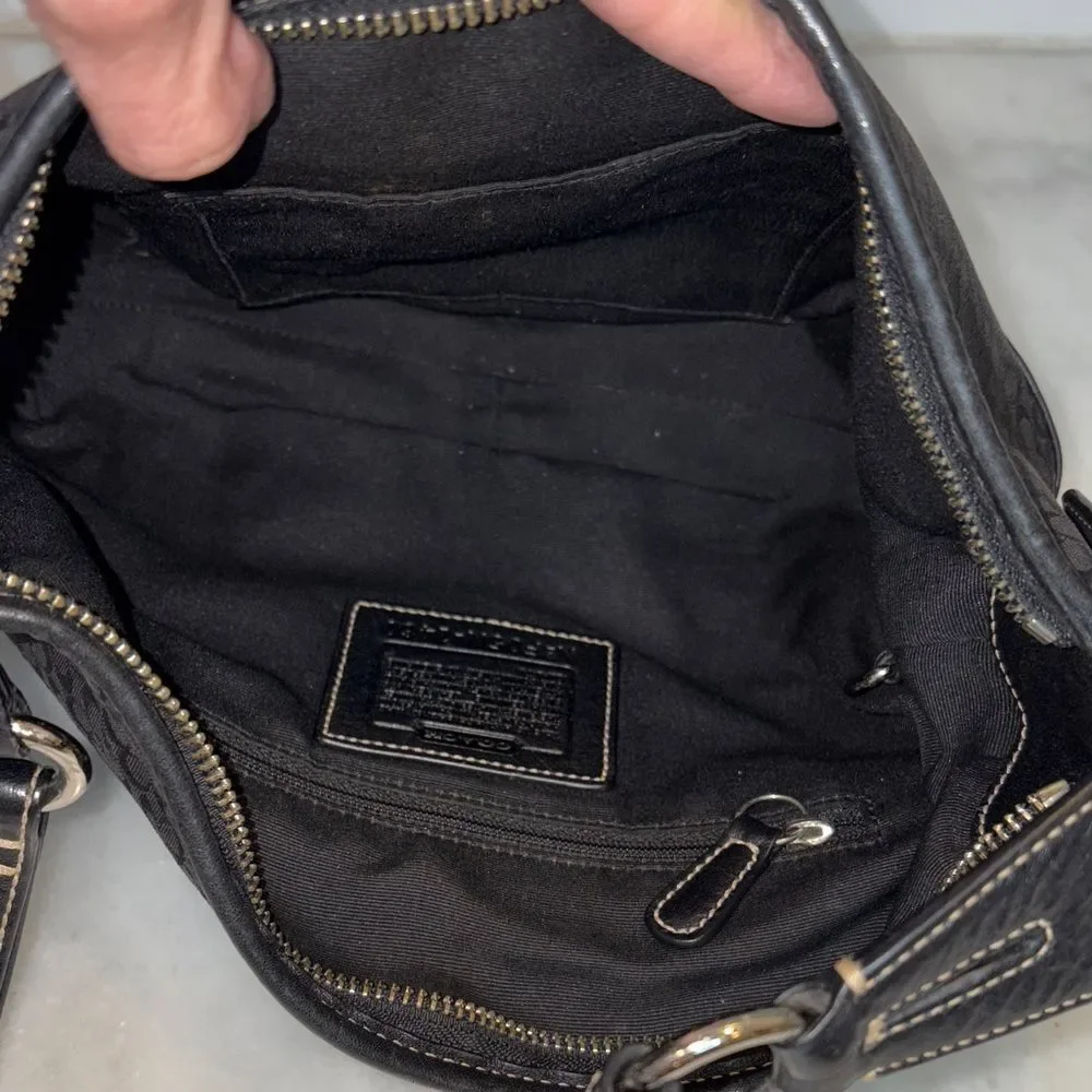 Coach Bag Purse Handbag Y2K Soho Hobo Vintage Jacquard Signature Mini Shoulder